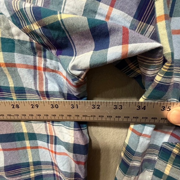 NWT $98 Ralph Lauren Classic Fit Plaid‎ Preppy Classic Long Sleeve Shirt Men 3XB - Picture 9 of 11